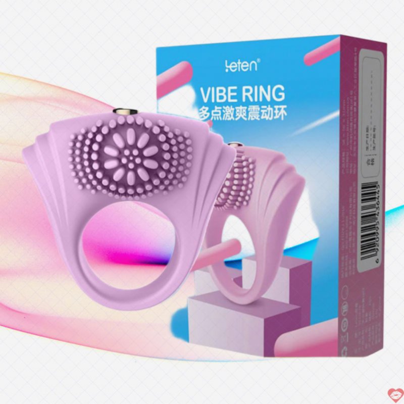 Vòng đeo dương vật rung có gai Leten Vibe Ring