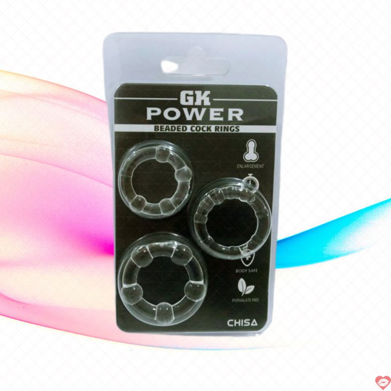 Vòng đeo dương vật có bi tăng kích thích GK Power