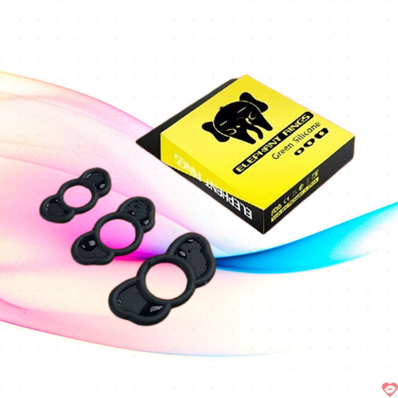 Bộ 03 vòng đeo dương vật Elephant Rings tai voi