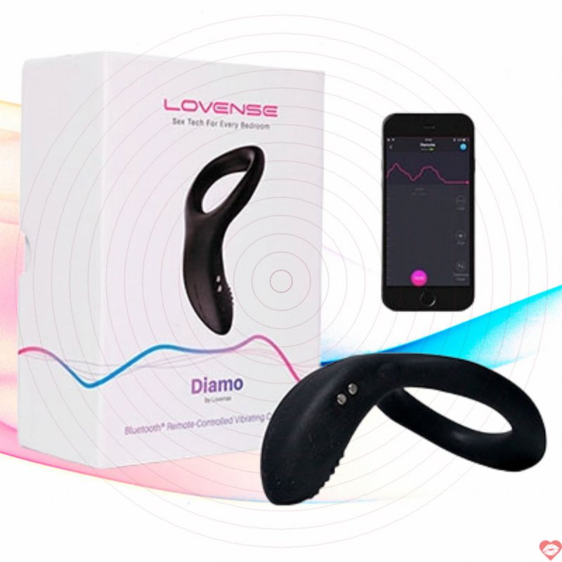 Vòng rung cao cấp Lovense Diamo tương tác điều khiển từ xa qua app