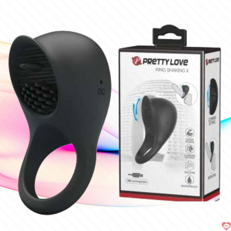 Vòng đeo dương vật Prettylove Ring Shaking II Lưỡi liếm