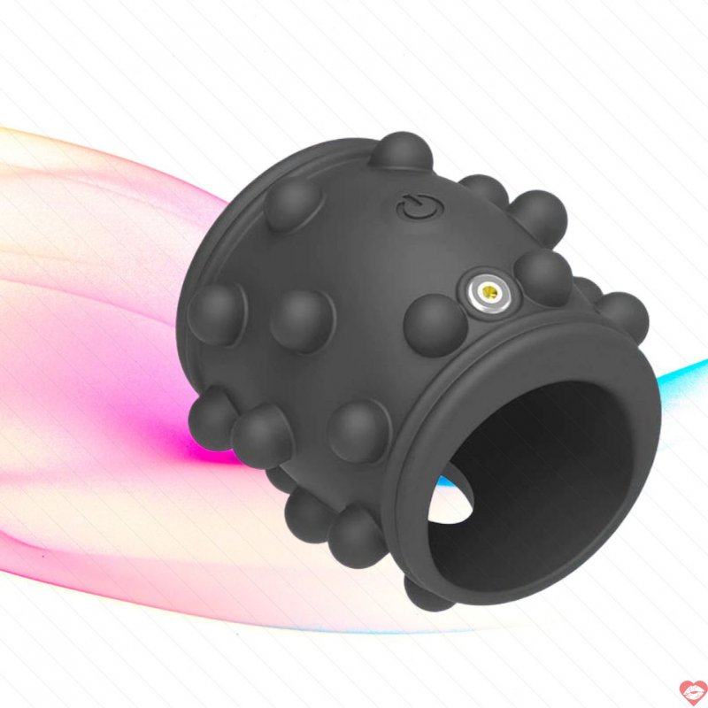 Vòng đeo dương vật Gân Gai nổi mềm mại rung mạnh mẽ SZ063 Azaria Silicone
