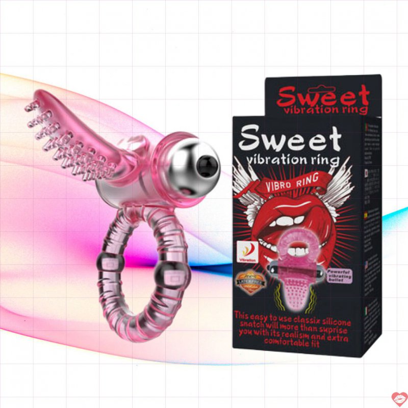 Vòng Rung Kết Hợp Lưỡi Liếm Âm Đạo Sweet Vibration Ring Lybaile