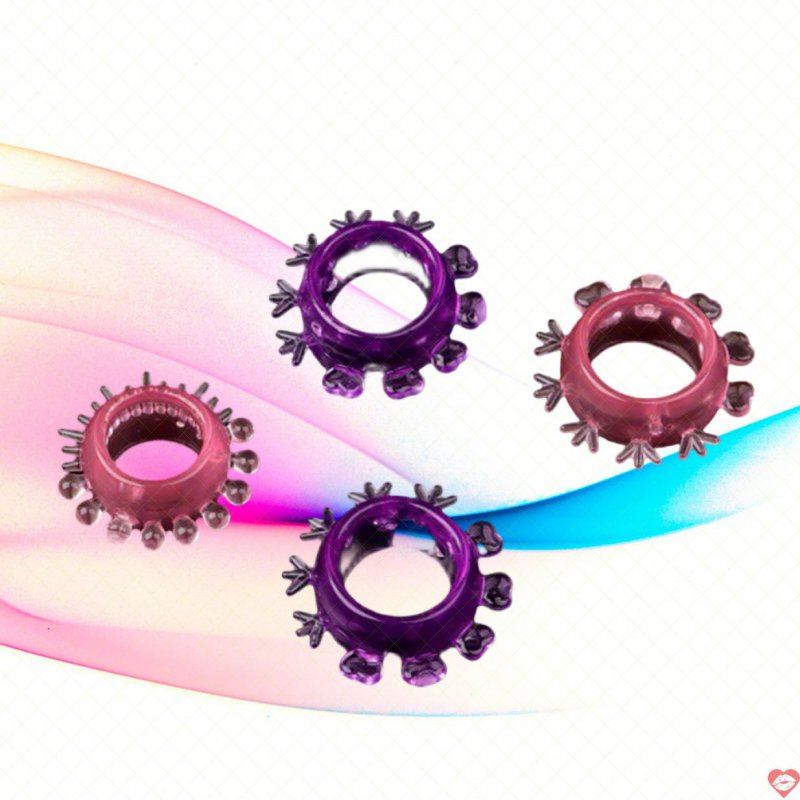 Vòng Deo Dương Vật Silicon Mềm - Hộp 4 Cái
