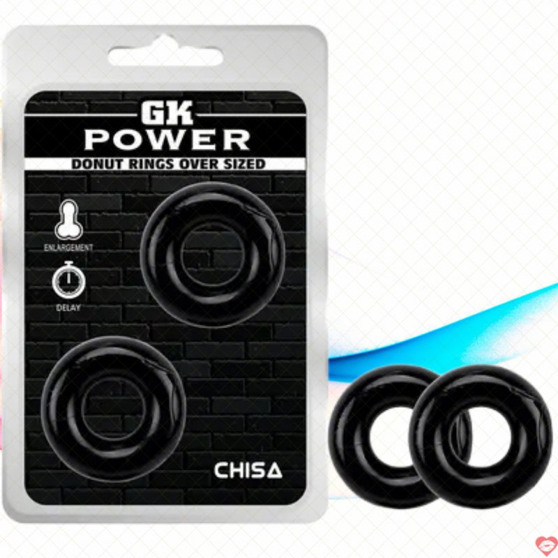 Vòng đeo cậu nhỏ cao cấp cho nam Chisa DC60H màu đen bằng TPE siêu co giãn giúp tăng cường