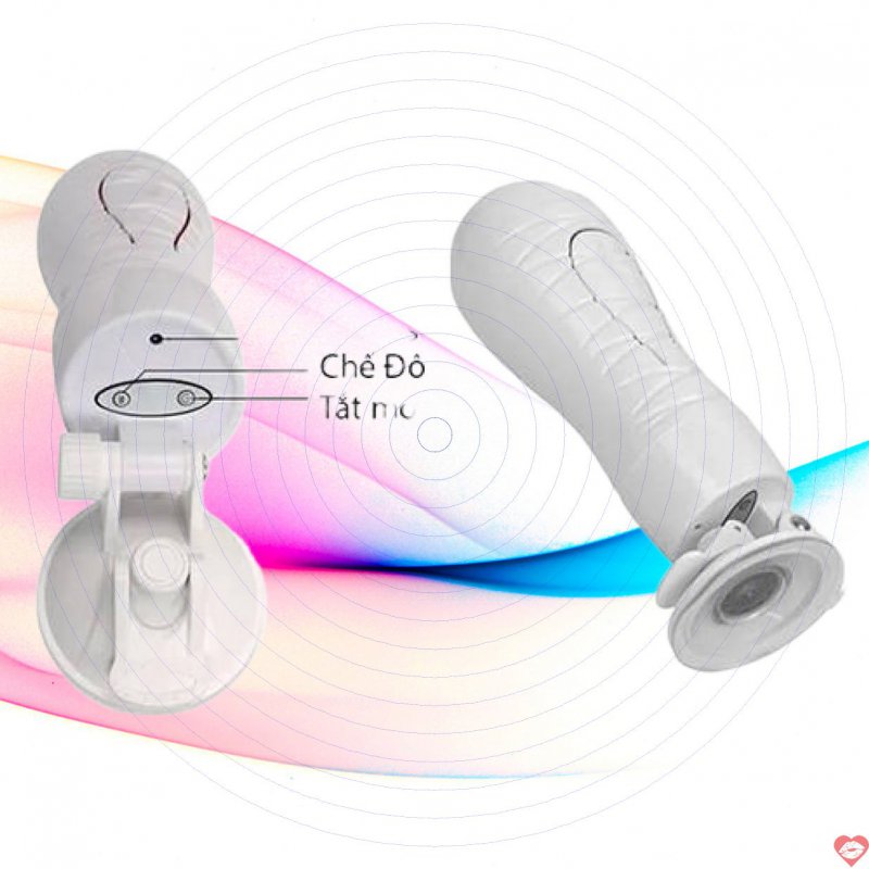 Âm đạo giả gắn tường rung bóp Crazy Bull Flora