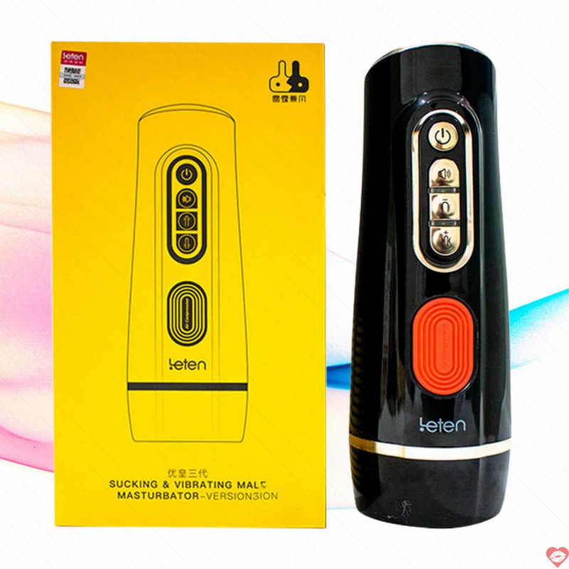 Âm đạo giả đa năng Leten Sucking & Vibrating Male Masturbator V3