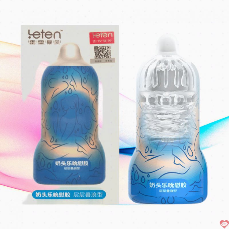 Âm đạo giả Leten Nipple Sucking Cup Blue