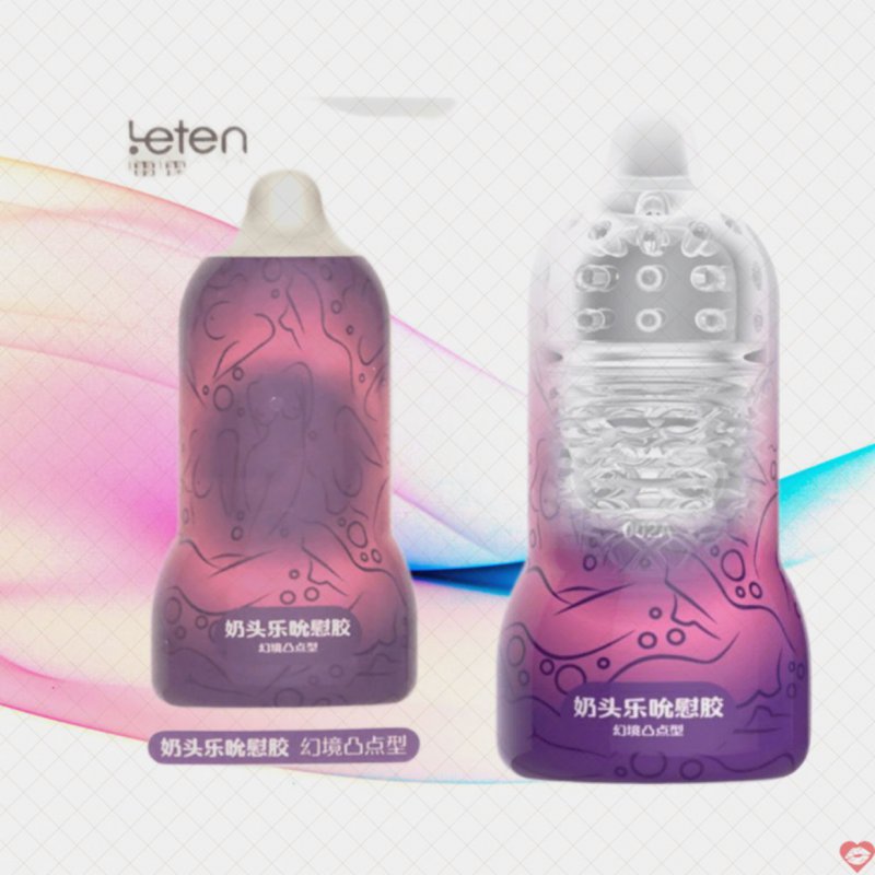 Âm đạo giả Leten Nipple Sucking Cup Purple