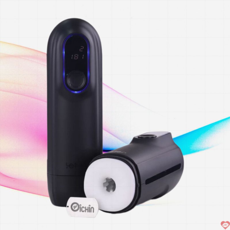 Leten Thrusting Black Hole màn hình LED kép thụt co bóp mát xa