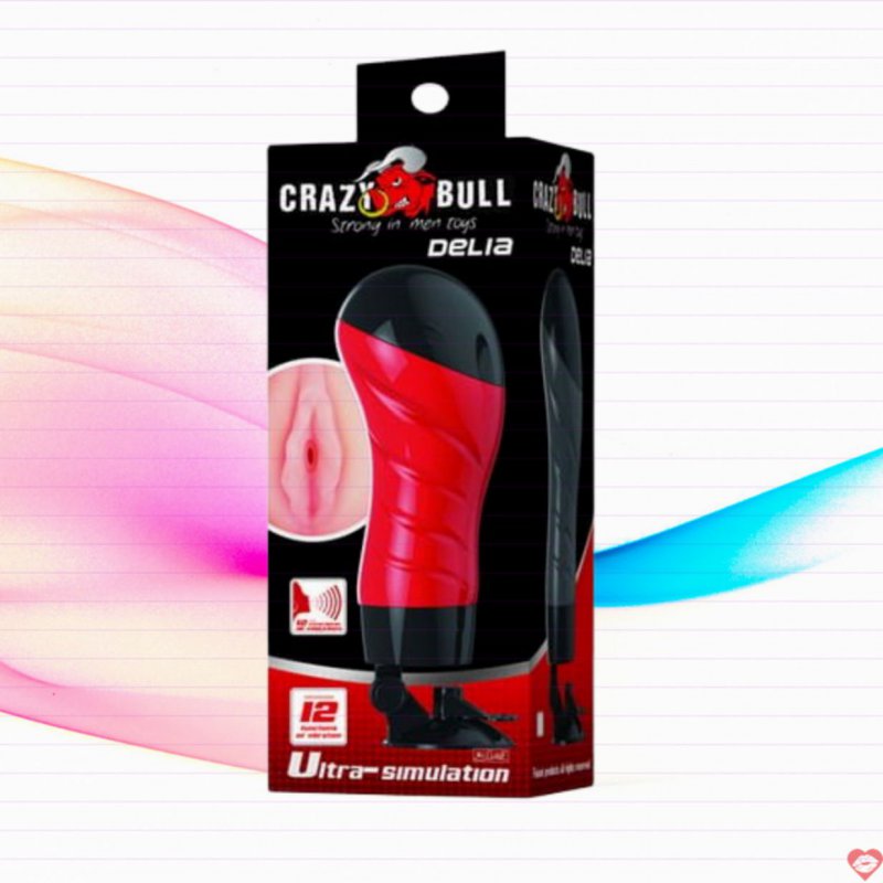Crazy Bull Delia -  Âm Đạo Giả Có Rung Xoay SHP910