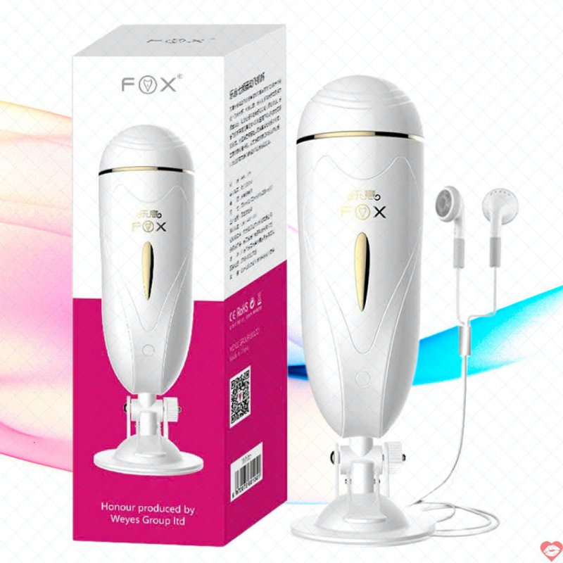 Âm đạo giả gắn tường fox rung rên