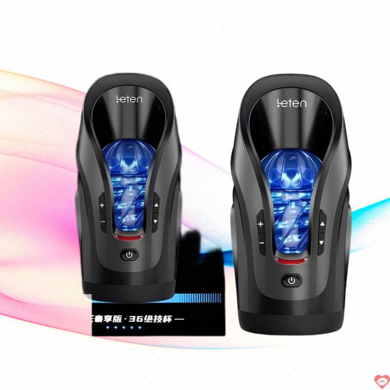 Máy thủ dâm nam thụt tự động có âm thanh Leten Luxury Male Masturbator