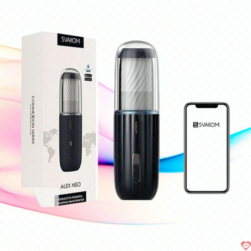 Sex toy cho nam cao cấp thụt tự động Svakom Alex Neo kết nối mạng