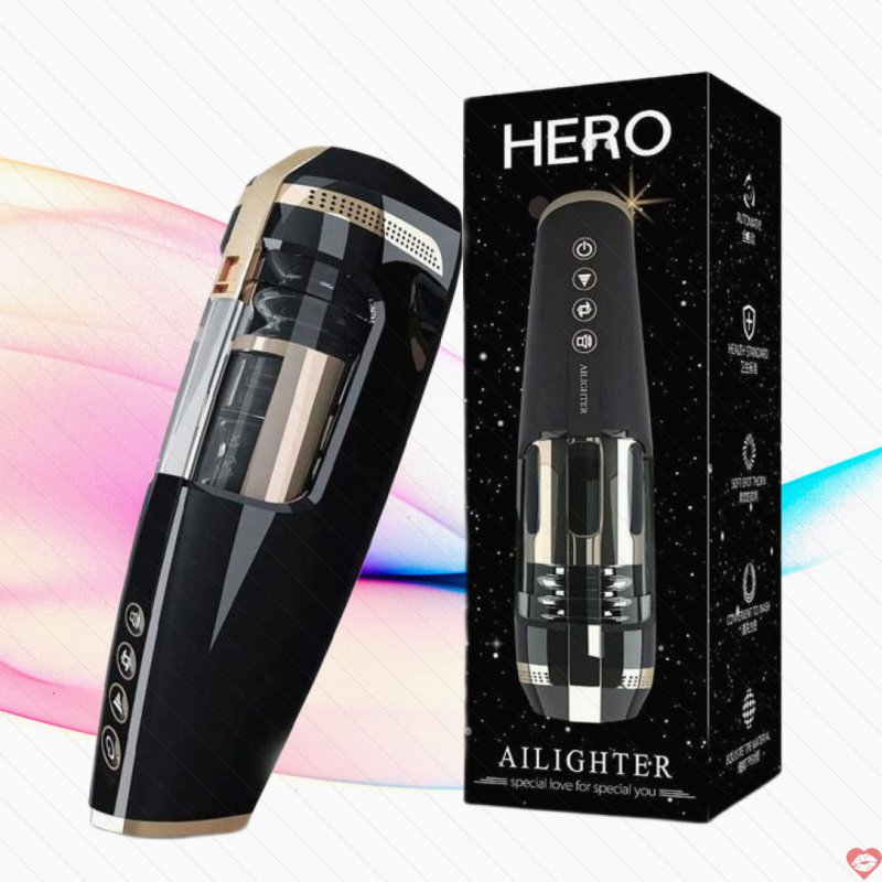 Ailighter Hero máy thủ dâm cho nam thụt mạnh có âm thanh và sưởi ấm