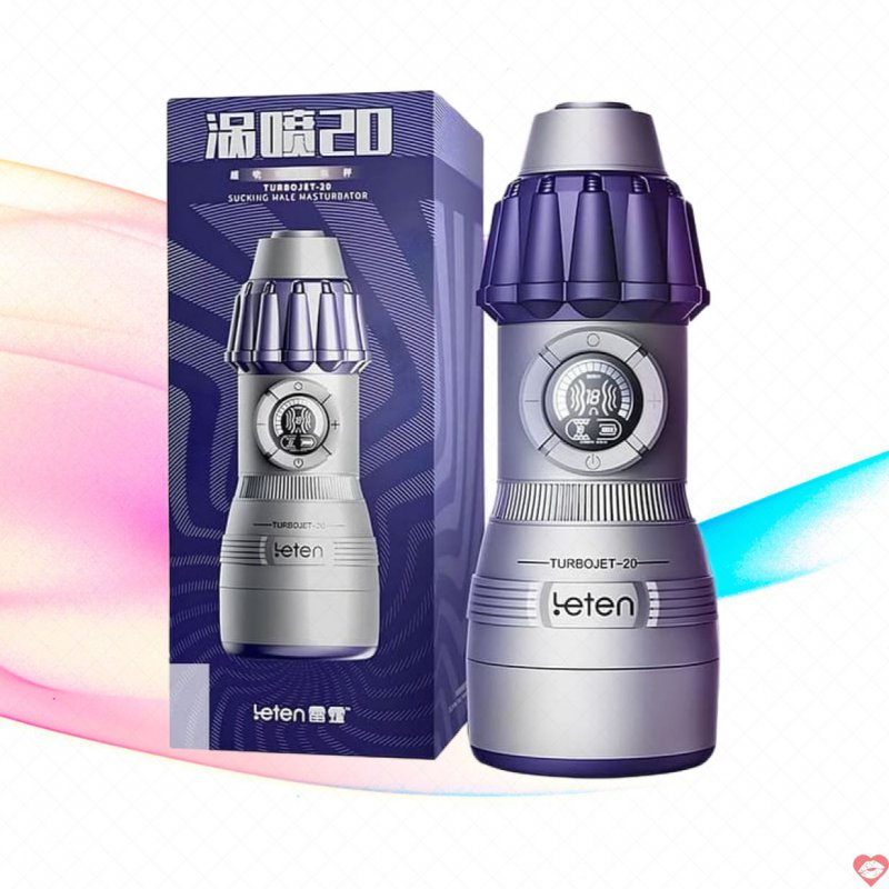 Máy thẩm du cho nam rung co bóp có âm thanh màn LCD Leten TurboJet-20