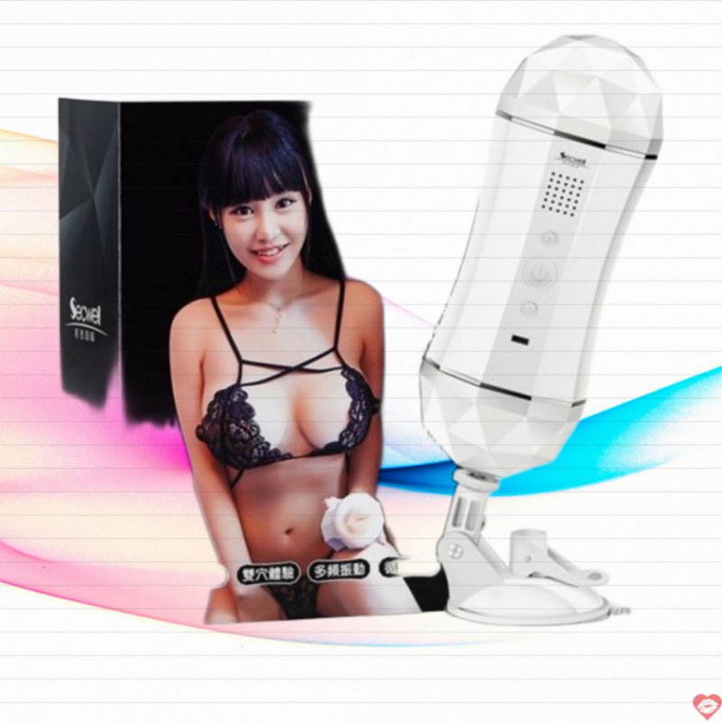Âm đạo giả hai đầu gắn tường rung cảm ứng có âm thanh Secwell