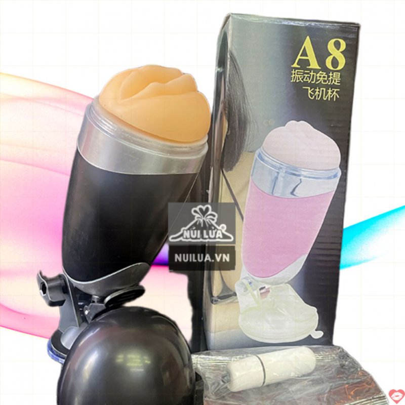 Âm đạo giả hít tường A8 có rung
