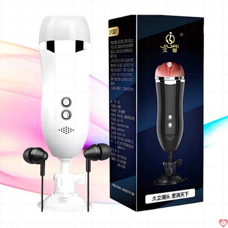 Âm đạo giả gắn tường Jiuai cao cấp có rung rên