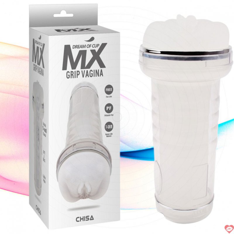 Cốc thủ dâm trong suốt MX Grip Vagina