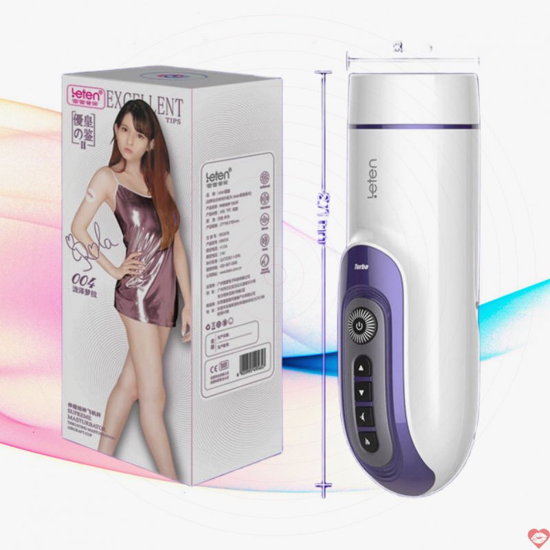 Âm đạo giả tự động Leten có âm thanh và sưởi ấm