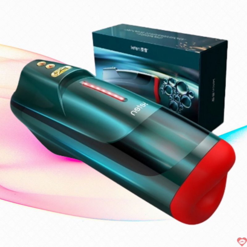 Máy thủ dâm Leten Air Blowjob rung bú sưởi ấm cực phê