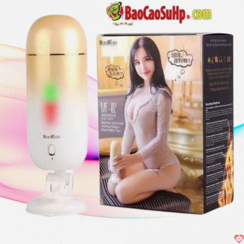 Sextoy âm đạo đóng tường Manmiao phát nhiệt cao cấp.