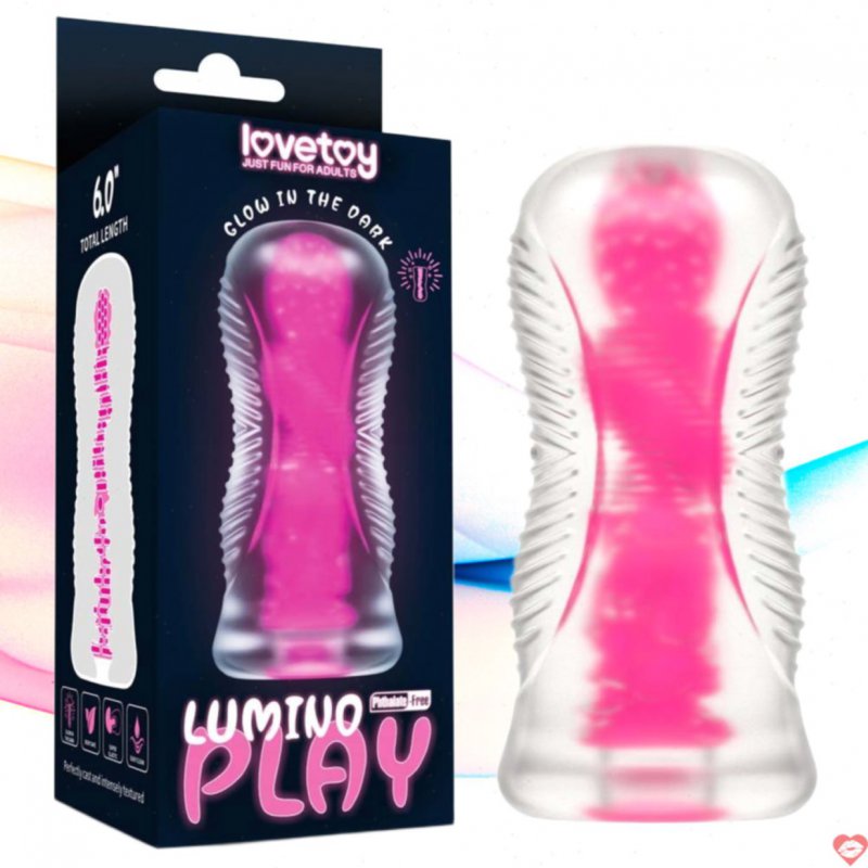 Âm đạo USA trong suốt phát quang Lovetoy kênh xoắn LV342041