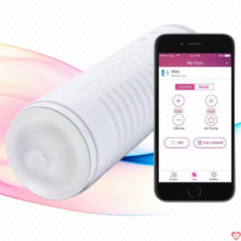 Cốc Thủ Dâm Tự Động Co Bóp - Tương Tác Với Bạn Tình Qua Điện Thoại - Lovense Max 2