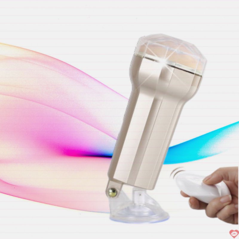 Âm Đạo Giả Ngụy Trang ManMiao Gold: Rung - Điều Khiển Từ Xa - Đế Hít
