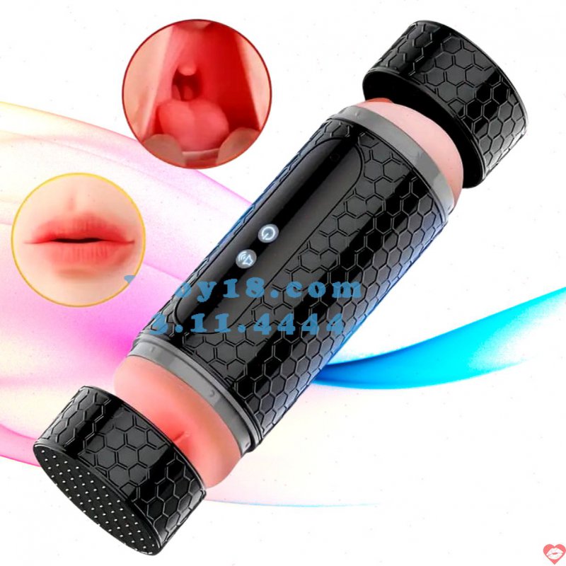 Âm Đạo Giả Ngụy Trang Cao Cấp 2 Đầu JIUAI: Rung - Mút- Sưởi Ấm - Phát Âm