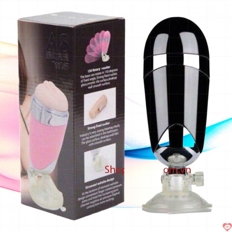 Cốc thủ dâm gắn tường có rung cực đẹp – CTD A8