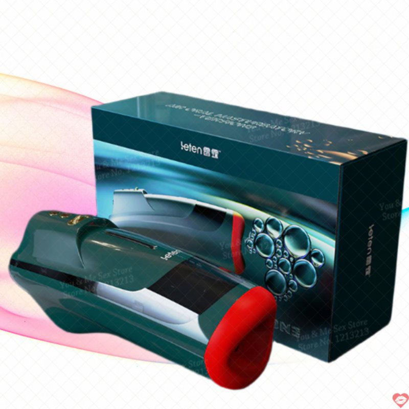 Máy thủ dâm Leten Air Blowjob rung bú sưởi ấm cực phê AD33T