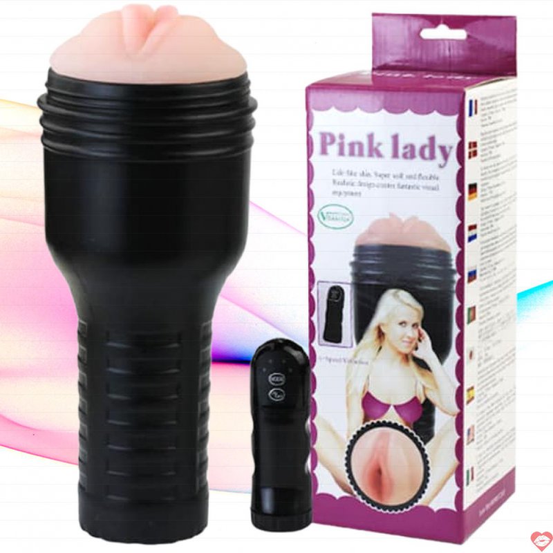 Âm Đạo Giả Đèn Pin Baile Pink Lady 7 Chế Độ Rung