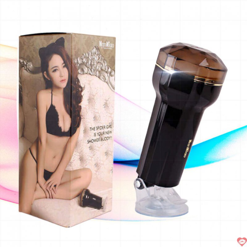 Âm Đạo Giả Cao Cấp Manmiao - Đèn Pin Rung Gắn Tường