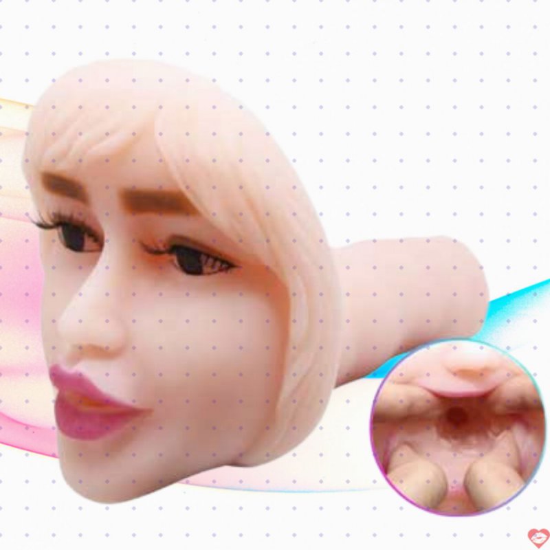 AD07 Âm đạo giả mặt búp bê xinh cho anh em lên đỉnh