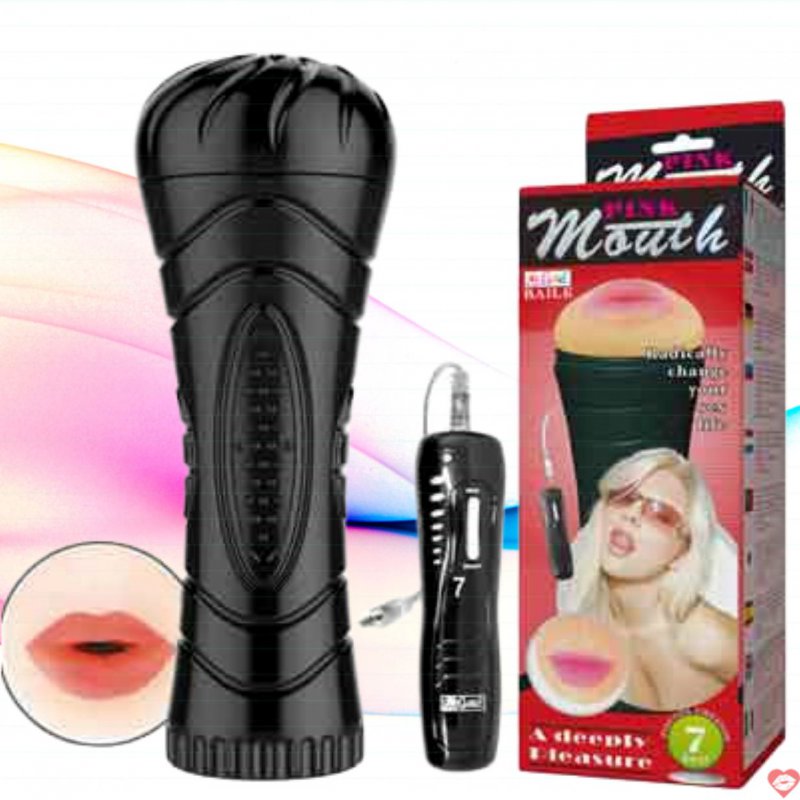 DC17C Miệng giả đèn pin rung 7 cấp như được bú mút dương vật
