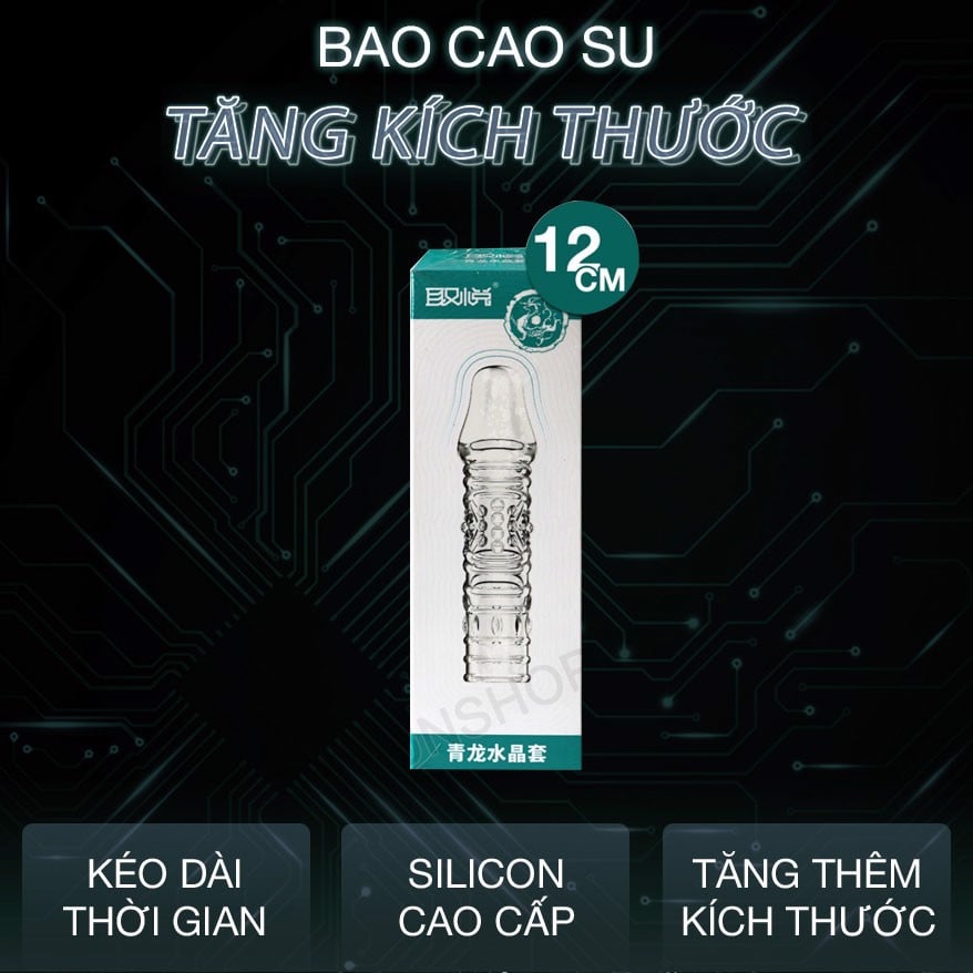 Bao cao su Aichao gân gai tăng kích thước kích thích cảm giác