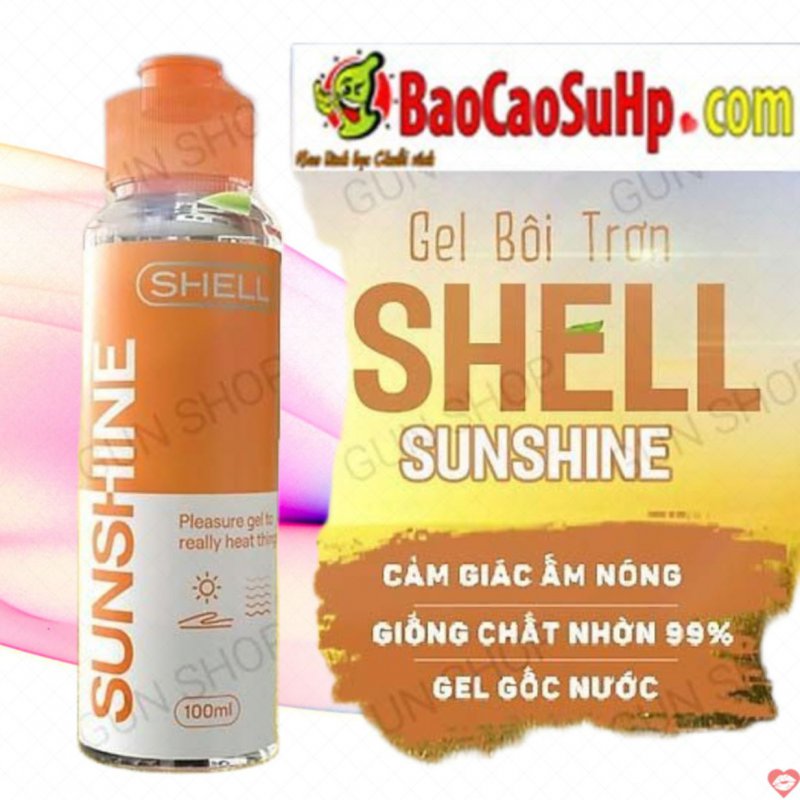 Gel Shell Warming Shunshine 100ml 2022 nóng ấm kích thích mạnh mẽ 