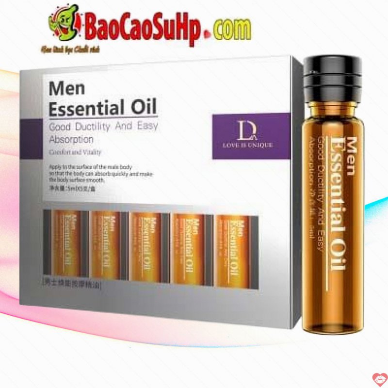 Gel Massage Body Men Essential Oil 25ml dưỡng ẩm tăng khoái cảm 