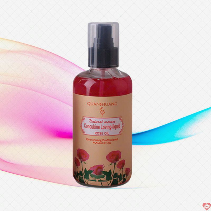 Tinh Dầu Massage Quanshuang 300ml Hương Hoa Hồng Dịu Nhẹ Kích Thích 