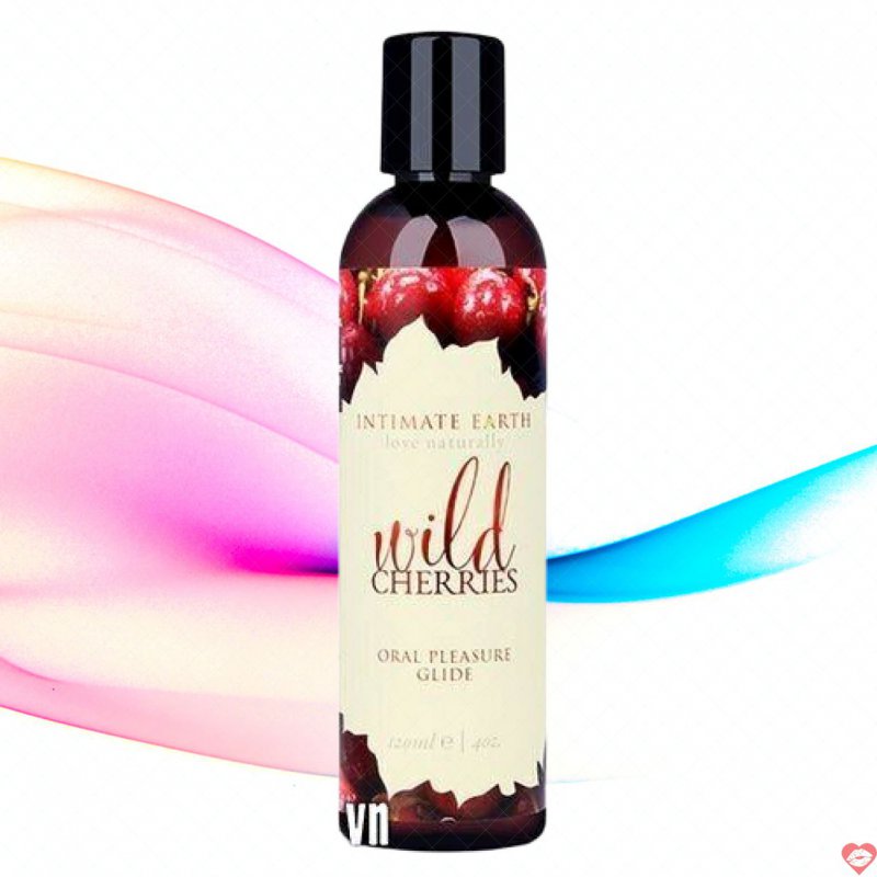 Gel bôi trơn nếm được Wild Cherries Intimate Earth 120ml kích thích 