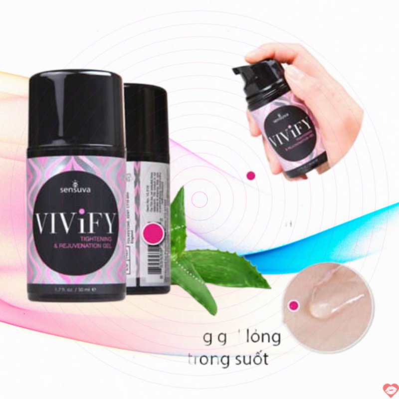 Sensuva ViviFy 50ml kem bôi trơn se khít âm đạo cao cấp Mỹ 