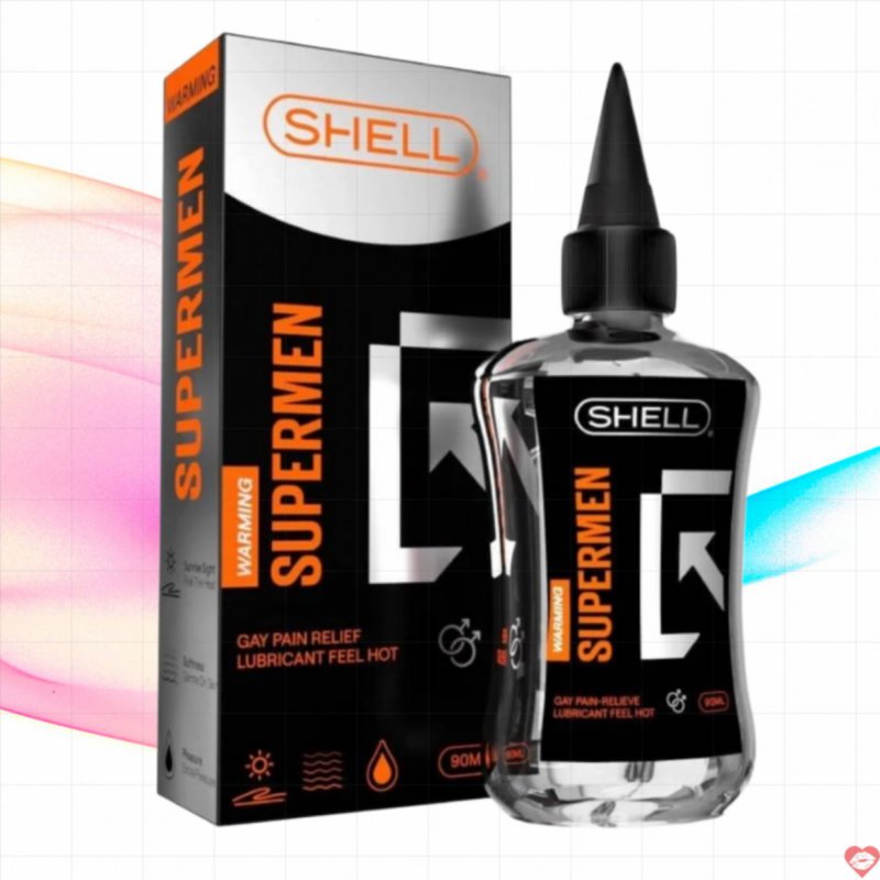 Gel bôi trơn warming ấm nóng Shell Supermen tăng khoái cảm 