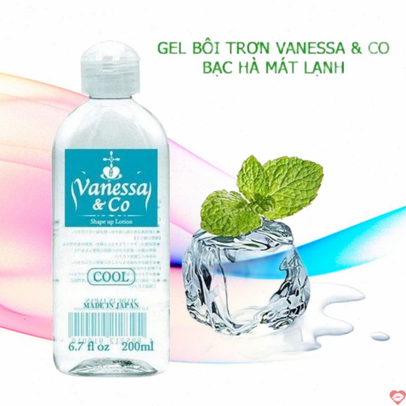 Gel bôi trơn bạc hà Vanessa Nhật mát lạnh tăng khoái cảm 