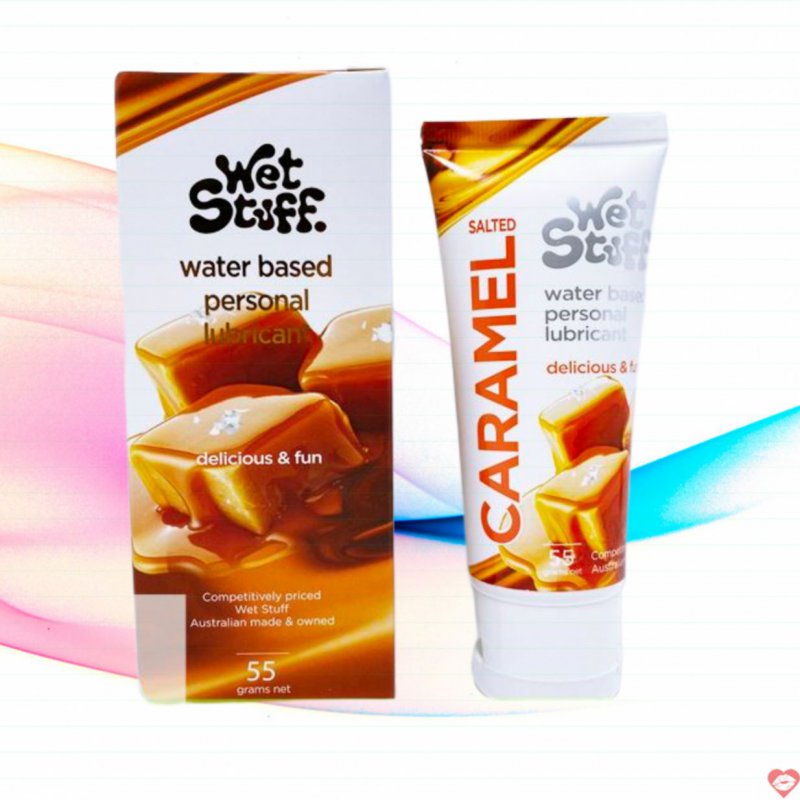 Gel Wet Stuff Caramel vị mặn tăng khoái cảm oral sex an toàn hiệu quả 