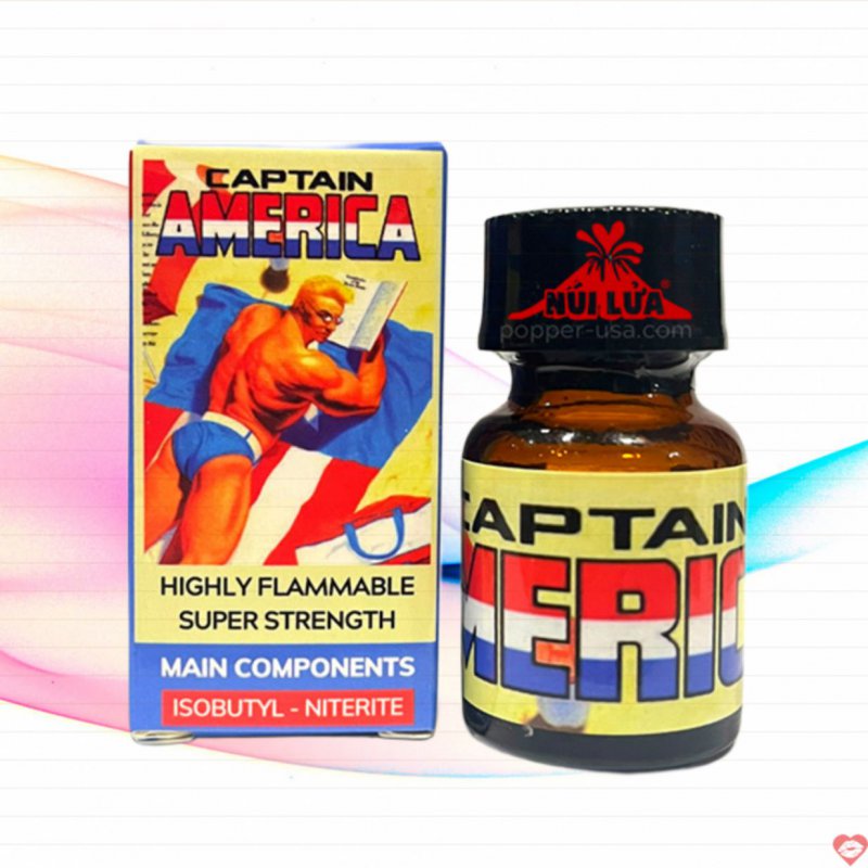 Popper Captain America phê tột đỉnh Siêu Hot 10ml