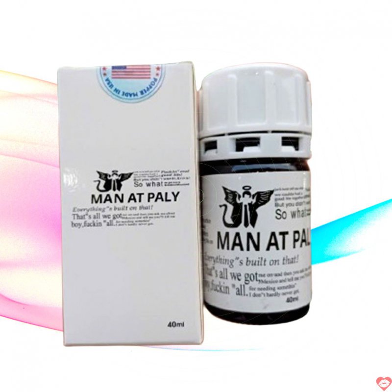 Popper MAN AT PALY 40ml Trắng Mùi Dịu Phê Mạnh Chống Lờn