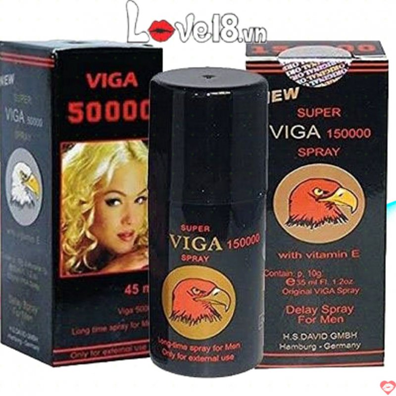 Chai Xịt Kéo Dài Thời Gian Super Viga 150000 - Tăng Cường Sinh Lực, Kéo Dài Cuộc Yêu 