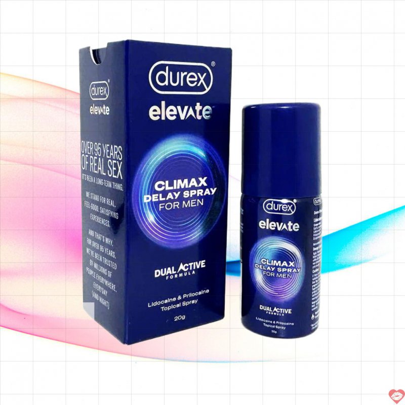 Chai xịt Durex Elevate kéo dài thời gian kích thích mạnh mẽ 20g 